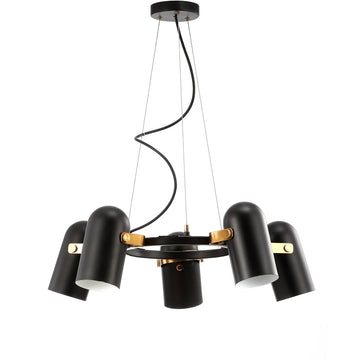 Eugenio Adjustable Metal LED Chandelier - JONATHAN Y